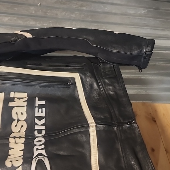 Kawasaki Joe Rocket Team, Race Jacket! Size 44 Authentic - Picture 2 of 14